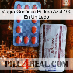 Viagra Genérica Píldora Azul 100 En Un Lado 36